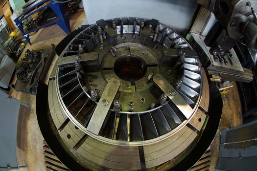 Обработка пакетов направляющих лопаток ОК ГПА